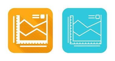 Spline Chart Vector Icon