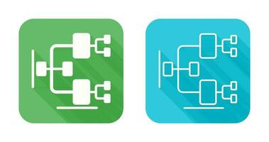 icono de vector de gráfico