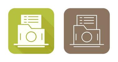 List Folder Vector Icon