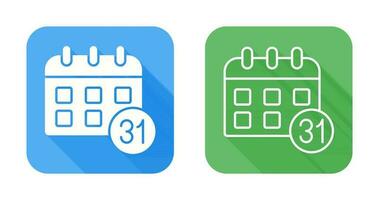 icono de vector de calendario