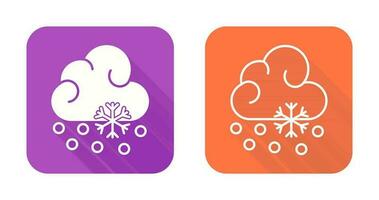 Snow Fall Vector Icon