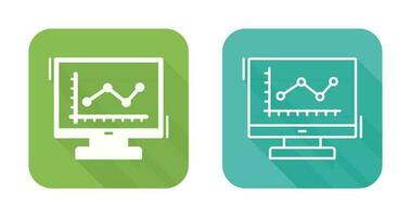 Line Chart Vector Icon