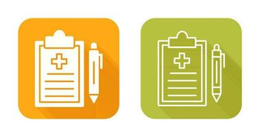 Medical Record Vector Icon