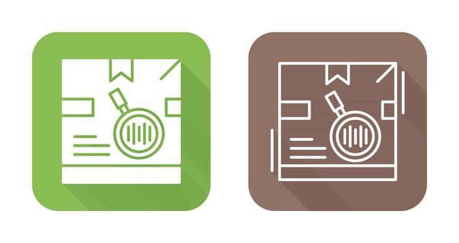 icono de vector de código de seguimiento