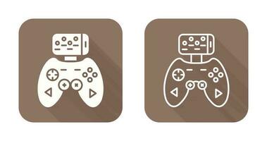 icono de vector de controlador de juego