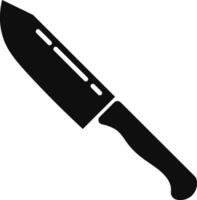Illustration of a knife. vector