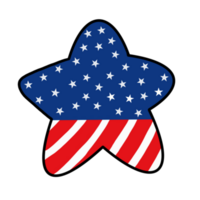 4th of July star png