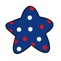 4th of July star png