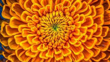 Vibrant yellow daisy, a symbol of summer beauty in nature generated by AI photo