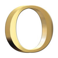 d'oro lettera o png