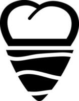 Vector ice cream icon or symbol.