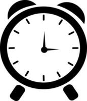 Vector illustration or icon of an alarm clock.
