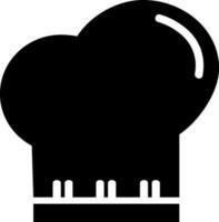 Flat illustration of a chef cap. vector