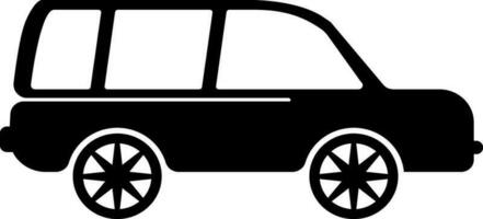 Car in flat illustration. vector