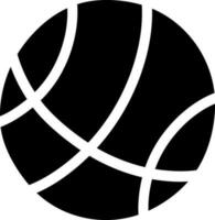 Flat illustration of a basket ball. vector