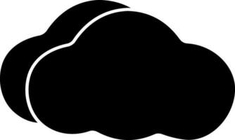 Flat illustration of clouds. vector