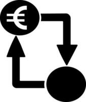 Money exchange vector icon.