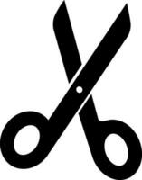 Vector Scissors icon in flat style.