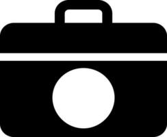 Briefcase icon or symbol in flat style. vector