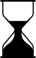 Pictogram of hourglass. vector