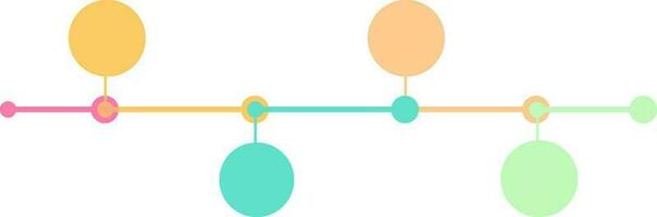 Flat style abstract element illustration. vector