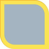 Flat style icon of a frame. vector