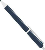 Flat style illustration of a pen. vector