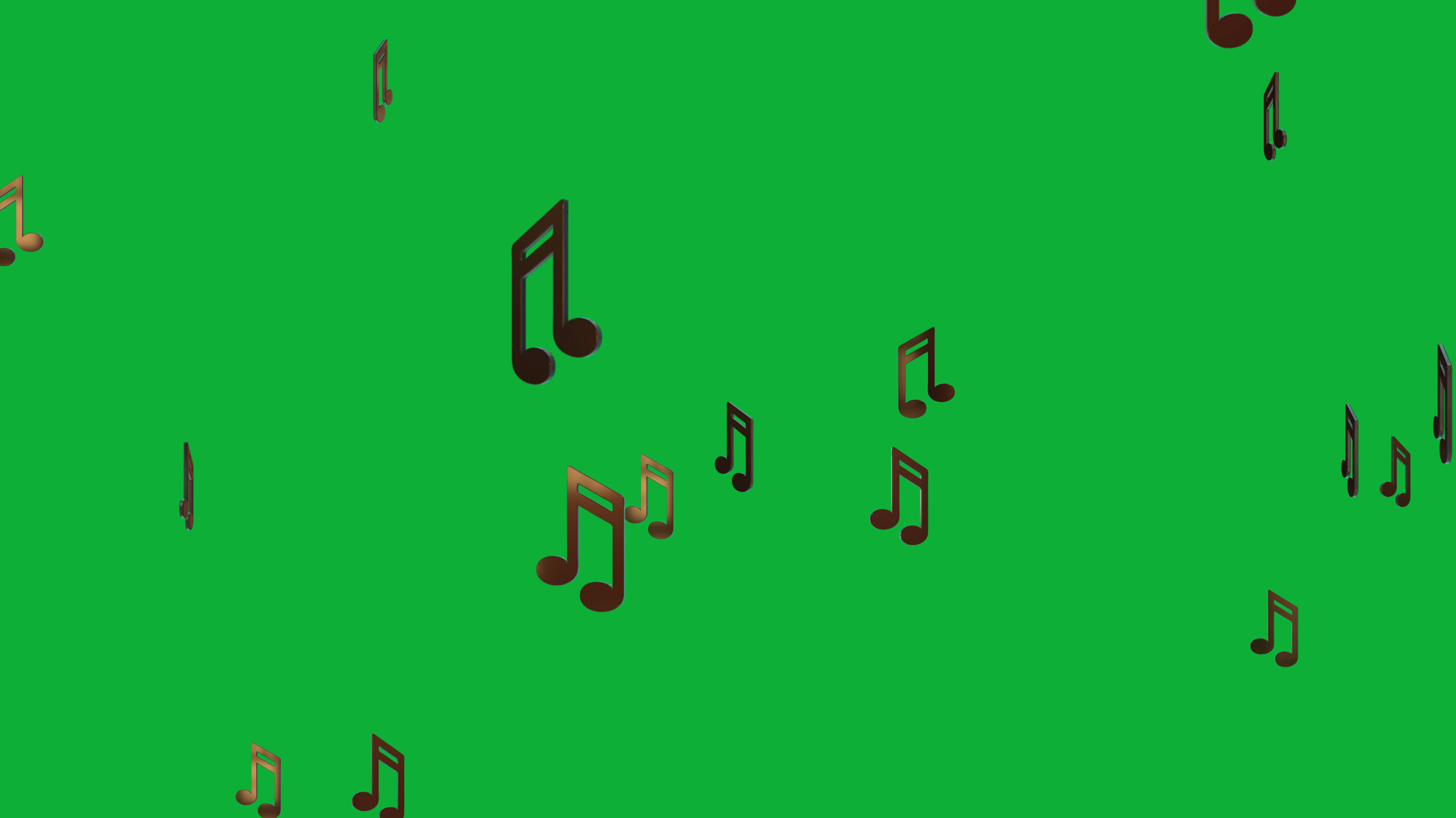Music Notes Animation Stock Video Footage for Free Download