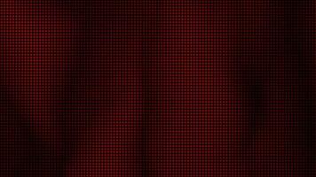 halftone dots abstract digitaal technologie geanimeerd rood licht Aan rood achtergrond. video