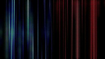 Halftone dots Motion speed line red-blue color on black background video