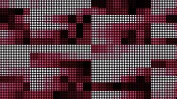 Halftone dots abstract digital technology animated red light video