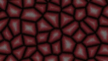 halftone dots abstract steen geanimeerd rood licht Aan groen achtergrond. video