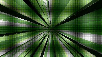 Halftone dots Motion speed line green color video