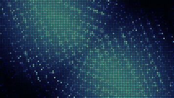 trama de semitonos puntos resumen digital tecnología animado azul ligero en azul antecedentes. video