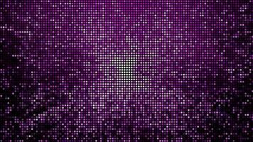 halftone dots abstract digitaal technologie geanimeerd roze licht Aan roze achtergrond. video