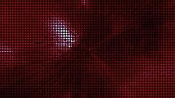 Halftone dots abstract digital technology animated red light on red background. video