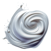 Liquid Cream png image Generative Ai