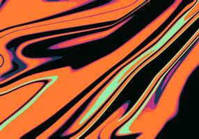 abstract retro psychedelic background. Wavy fluid liquid effect. Vibrant 70s background. Vector illusration