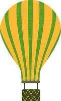 Illustration of hot air balloon. vector