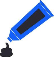 Vector Sign or Symbol of Paint Tube.