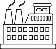 ilustración de industrial Procesando planta. vector