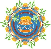 hermosa diseño modelo para pongal. vector