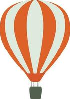 Hot air balloon icon. vector