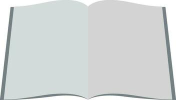 Flat style open book icon. vector