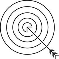 Vector Target sign or symbol.