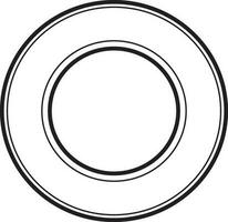 Illustration of circle element. vector