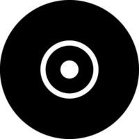 Isolated icon of Compact disk CD. vector
