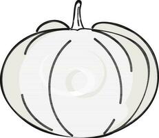 Illustration of a pumpkin. vector