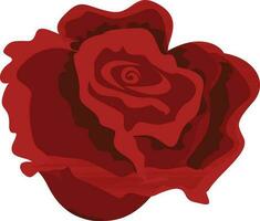 Beautiful abstract red rose. vector