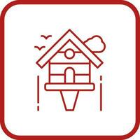 Birdhouse Vector Icon